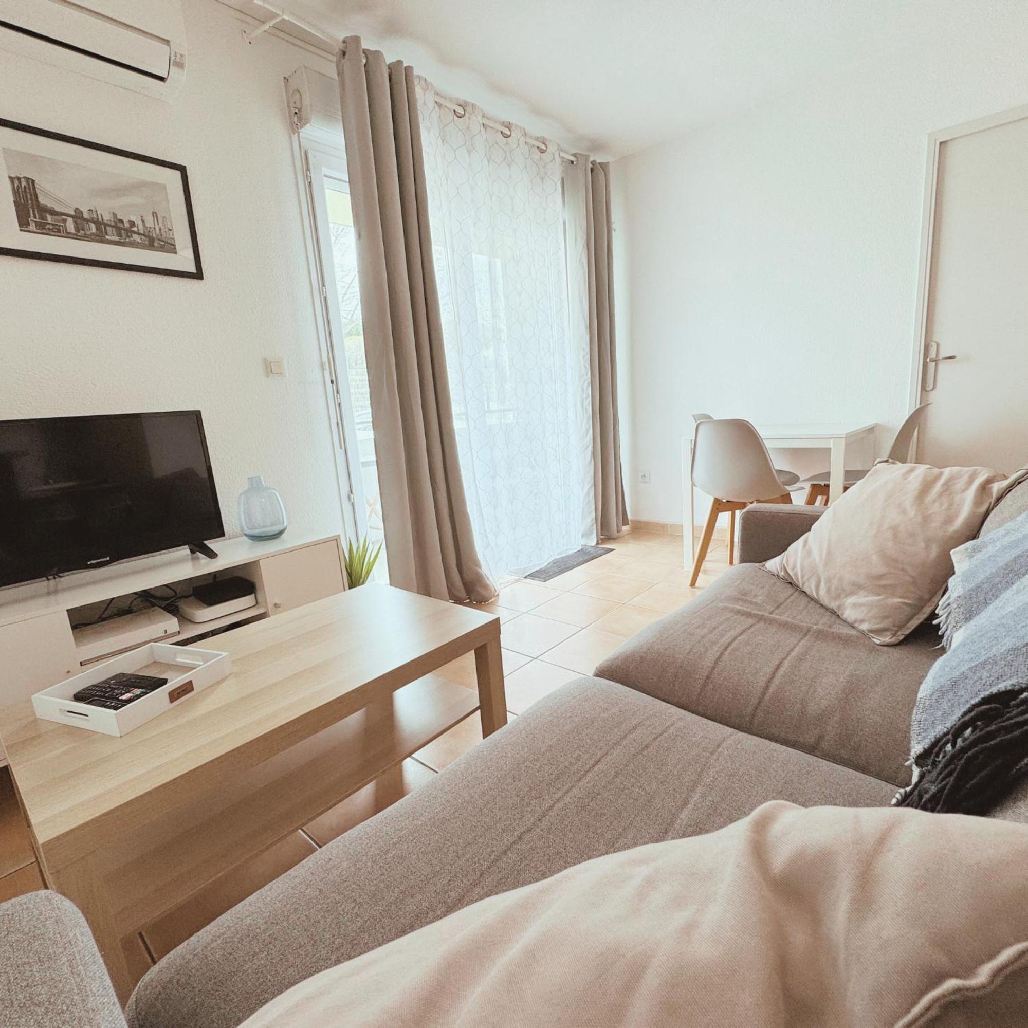 Appartement Résidence Privé Avec Parking Wifi Clim Piscine